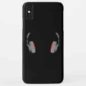 Hoofdtelefooncel Eenvoudig en Classy Case-Mate iPhone Case (Achterkant)