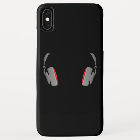 Hoofdtelefooncel Eenvoudig en Classy Case-Mate iPhone Case (Achterkant)