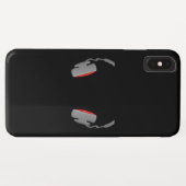 Hoofdtelefooncel Eenvoudig en Classy Case-Mate iPhone Case (Achterkant (horizontaal))