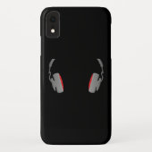 Hoofdtelefooncel Eenvoudig en Classy Case-Mate iPhone Case (Achterkant)