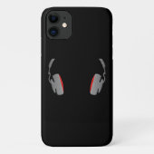 Hoofdtelefooncel Eenvoudig en Classy Case-Mate iPhone Case (Achterkant)