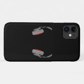 Hoofdtelefooncel Eenvoudig en Classy Case-Mate iPhone Case (Achterkant (horizontaal))