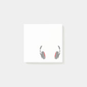 Hoofdtelefooncel Eenvoudig en Classy Post-it® Notes (Voorkant)