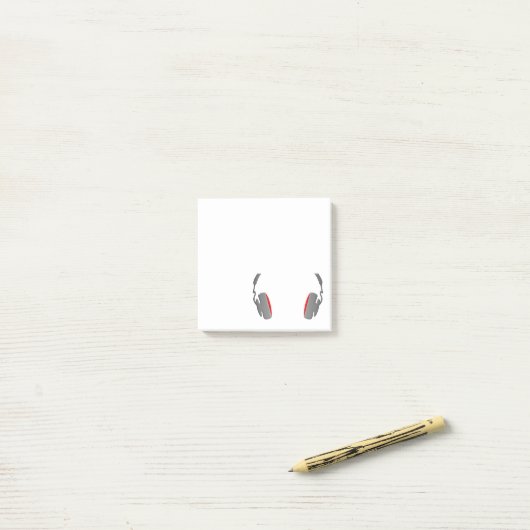 Hoofdtelefooncel Eenvoudig en Classy Post-it® Notes (Op bureau)