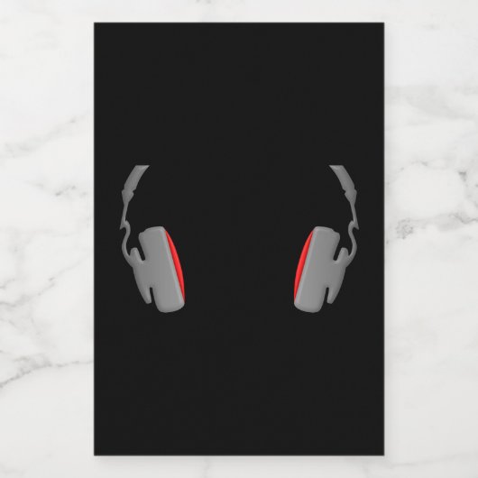 Hoofdtelefooncel Eenvoudig en Classy Voedselcontainer Etiket (Enkel label)