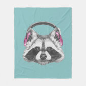 Hoofdtelefooncel Fleece Deken (Voorkant)