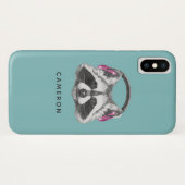 Hoofdtelefooncel | Jouw namen toevoegen Case-Mate iPhone Case (Achterkant (horizontaal))