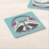 Hoofdtelefooncel Kartonnen Onderzetters (Schuin)