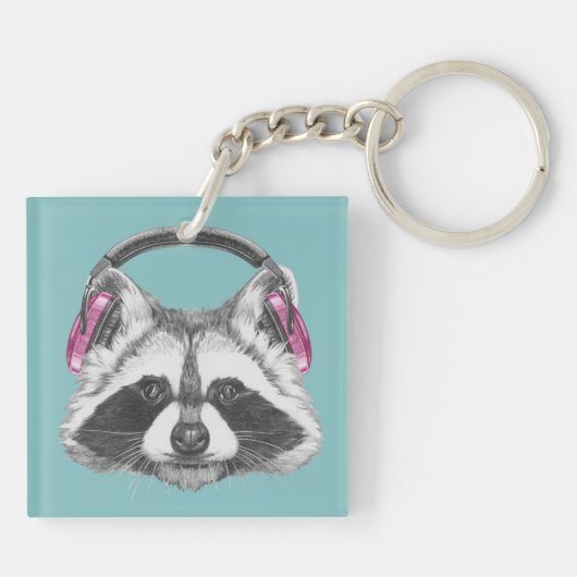 Hoofdtelefooncel Sleutelhanger (Achterkant)