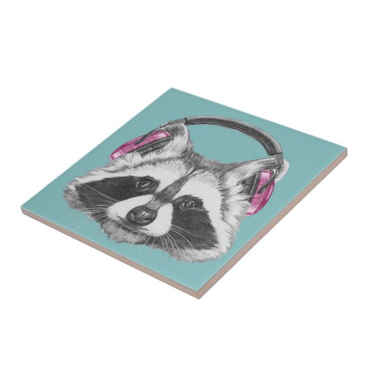 Hoofdtelefooncel Tegeltje (Zijkant)