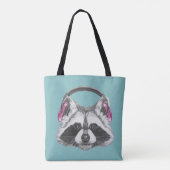 Hoofdtelefooncel Tote Bag (Achterkant)