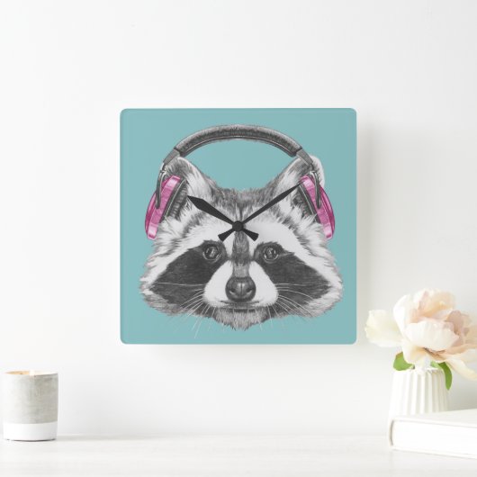 Hoofdtelefooncel Vierkante Klok (Huis)