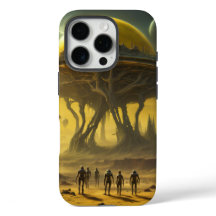 Hoofdtelefoonhoes Alien Gele Planeet