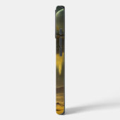 Hoofdtelefoonhoes Alien Gele Planeet Case-Mate iPhone Case (Achterkant / Links)
