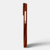 Hoofdtelefoonhoes - Houtstructuur met naam Case-Mate iPhone Case (Achterkant / Links)