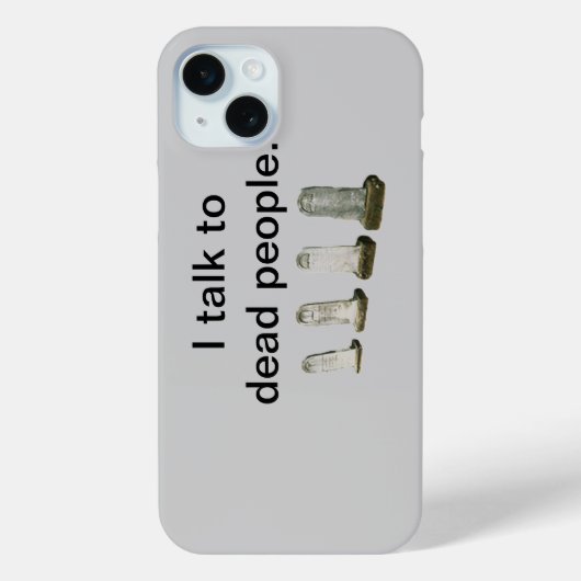 Hoofdtelefoonhoes - Ik praat met dode mensen Case-Mate iPhone Case (Achterkant)