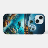 Hoofdtelefoonhoes iPhone 15 Case (Achterkant horizontaal)