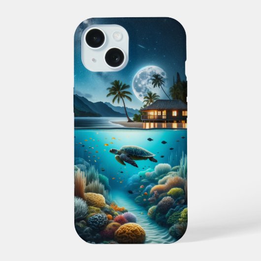 Hoofdtelefoonhoes iPhone 15 Case (Achterkant)