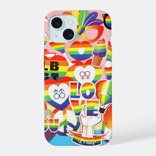 Hoofdtelefoonhoes  iPhone 15 case (Achterkant)