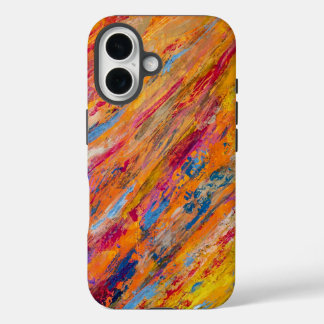 Hoofdtelefoonhoes - multikleur - gedesigned iPhone 16 hoesje
