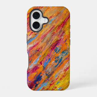 Hoofdtelefoonhoes - multikleur - gedesigned iPhone 16 hoesje