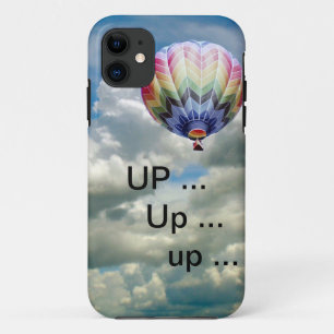 Hoofdtelefoonhoes - Regenboogballon Omhoog Omhoog  iPhone 11 Hoesje