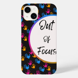 Hoofdtelefoonhoesje buiten focus | Creative Typogr Case-Mate iPhone 14 Hoesje