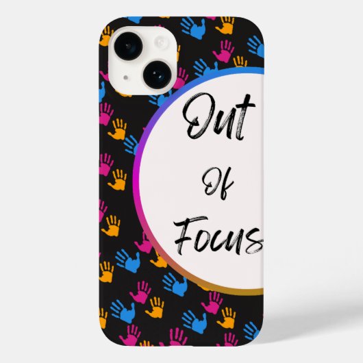 Hoofdtelefoonhoesje buiten focus | Creative Typogr Case-Mate iPhone Case (Achterkant)