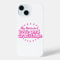 Hoofdtelefoonhoesje met liefde en dankbaarheid