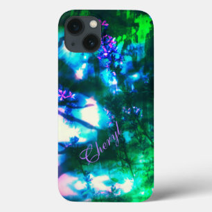 Hoofdtelefoonhoesje voor iPad mini met wilde bloem iPhone 13 Hoesje