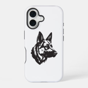 Hoofdtelefoonhoesje voor iPhone met Duitse Herders 16 Hoesje