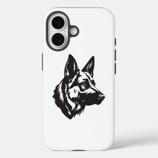 Hoofdtelefoonhoesje voor iPhone met Duitse Herders Case-Mate iPhone Case (Achterkant)