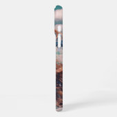 Hoofdtelefoonhoesjes met zingende dame iPhone hoesje (Linkerkant)