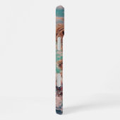 Hoofdtelefoonhoesjes met zingende dame iPhone hoesje (Rechterkant)