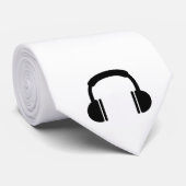 Hoofdtelefoonmuziek DJ Stropdas (Opgerold)