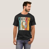 Hoofdtelefoonmuziek T-shirt (Voorkant volledig)