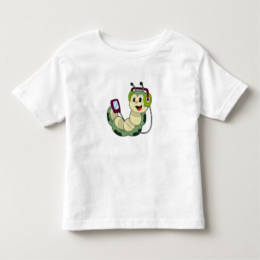 Hoofdtelefoonmuziek van de derde pijler kinder shirts (Voorkant)