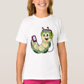 Hoofdtelefoonmuziek van de derde pijler t-shirt (Voorkant)