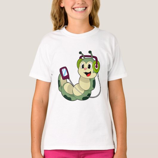 Hoofdtelefoonmuziek van de derde pijler t-shirt (Voorkant)