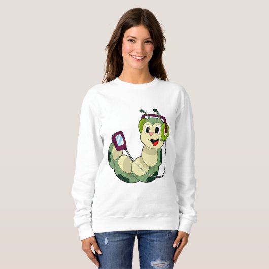 Hoofdtelefoonmuziek van de derde pijler trui (Voorkant volledig)