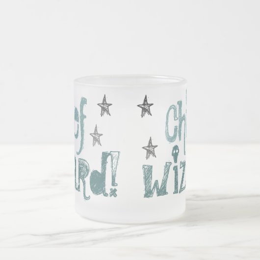 hoofdtovenaar! mok van gevorst glas (Center)