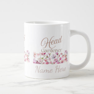 Hoofdtuinier Bloem Moederdag & Verjaardag Cadeau Grote Koffiekop