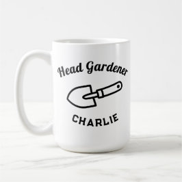 Hoofdtuinier Humor Grappige Tuinschep Gepersonalis Koffiemok