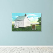 Hoofdvraag van Gen. Poor-Morgan & Geleerde Canvas Afdruk (Insitu (Houten vloer))