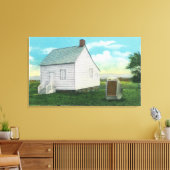 Hoofdvraag van Gen. Poor-Morgan & Geleerde Canvas Afdruk (Insitu (Woonkamer))