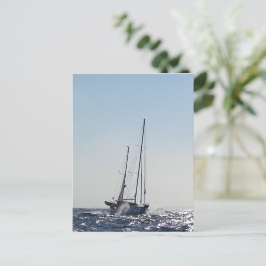 Hoofdwind en zon briefkaart (Staand voorkant)