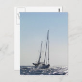 Hoofdwind en zon briefkaart (Voorkant / Achterkant)