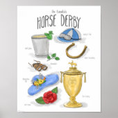 Hoofdzaak: Horse Derby Poster (Voorkant)