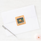 hoofdzaak vierkante sticker (Envelop)