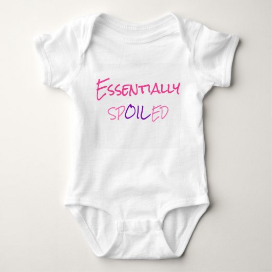 Hoofdzakelijk gesmolten Baby-outfit roze/Paars Romper (Voorkant)